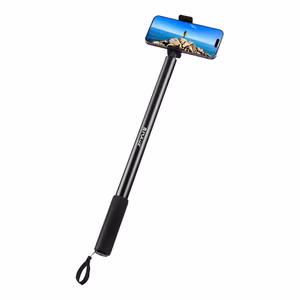 PULUZ metallinen selfietanko 2 m Insta360 One RS / X2 / X3 / X4:lle (musta)