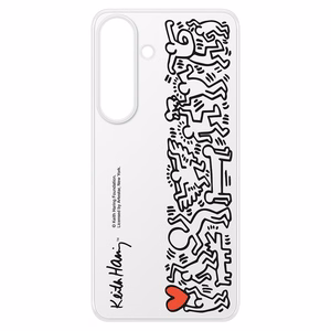 Samsung Flipsuit suojakuori Samsung Galaxy S25+ -puhelimelle valkoinen