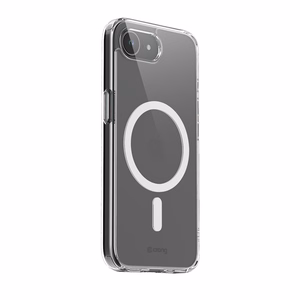 Crong Clear MAG Cover MagSafe suojakuori iPhone 17e / 16e -laitteelle, läpinäkyvä