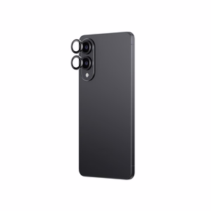 AmazingThing Sapphire Radix AR Lens Glass Samsung S25 Edge:n kameralle - musta