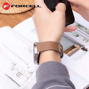Hihna Samsung Galaxy Watch:lle Forcell F-Design FS21 reikänahka ekologinen 20 mm musta