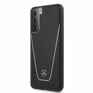 Mercedes Dynamic Line kotelo Samsung Galaxy S21:lle - musta