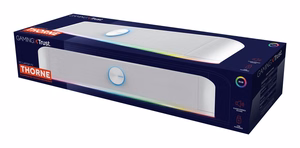 Trust GXT 619W Thorne - 2.0 channel soundbar, 6 W (white)
