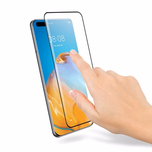 Crong 3D Armour Glass 9H full-screen tempered-glass protector for Huawei P40 Pro with installation frame