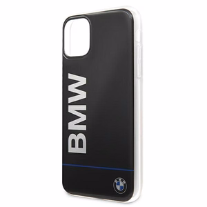 BMW Signature painettu logo kotelo iPhone 11 Pro Max - musta