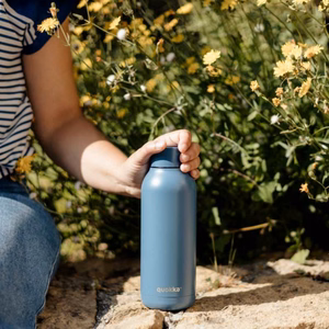 Quokka Solid ruostumattomasta teräksestä valmistettu termospullo, 510 ml, Stone Blue