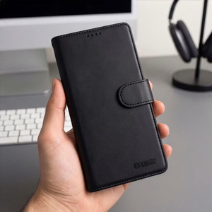Tech-Protect Wallet -suojakuori Xiaomi Redmi 17 4G / 5G -puhelimelle, musta