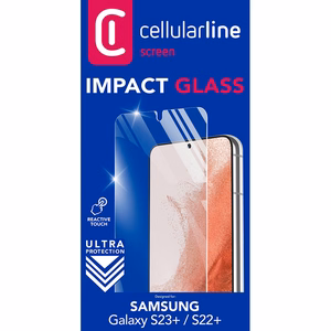 Cellularline Impact Glass karkaistu näytönsuojalasi Samsung Galaxy S23+ / S22+ -laitteelle