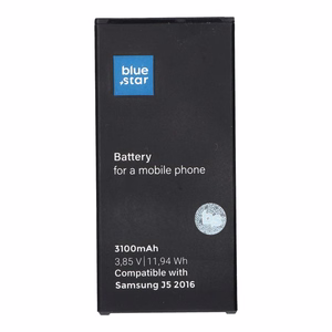 Akku Samsung J5 2016:lle 3100 mAh Blue Star Premium