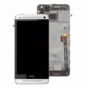 LCD-näyttö HTC One Mini kosketusnäytöllä ja kehyksellä valkoinen alkuperäinen (käytetty C-luokka)