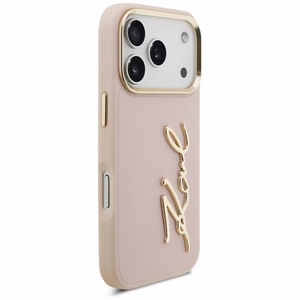 Karl Lagerfeld Karl Script Logo -suojakuori iPhone 17 Pro - pinkki