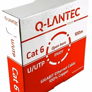 Q-LANTEC U/UTP cat.6A verkkokaapeli, kierretty pari, LSOH