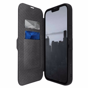 Raptic X-Doria Urban Folio suojakuori laitteelle iPhone 14 Plus, läppämallinen, musta