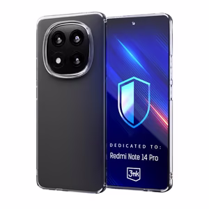 3mk Clear Case Xiaomi Redmi Note 14 Pro:lle - läpinäkyvä