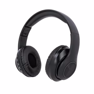 Setty Bluetooth-kuulokkeet radiolla mustat