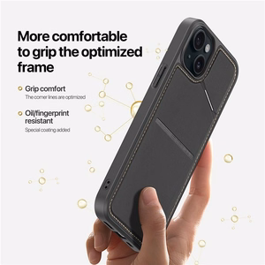 DUX DUCIS case RAFI II MAG with stand compatible with MagSafe for IPHONE 15 Plus black