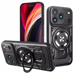 Defender Armor Mag Suojakuori iPhone 17 Pro 6,3":lle musta