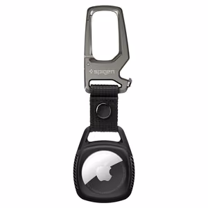 Spigen Rugged Armor Suojakuori Apple AirTag Matta Musta