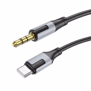 Borofone BL19 äänikaapeli USB-C - 3,5 mm musta