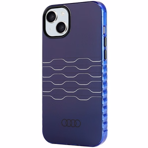 Audi IML MagSafe suojakuori iPhone 15 Plus / 14 Plus:lle - sininen
