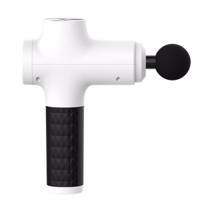 REBEL ACTIVE massage gun with 8 attachments, white