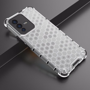 Honeycomb tapauksessa panssaroitu kansi geelirunko Vivo V23 5G läpinäkyvää varten