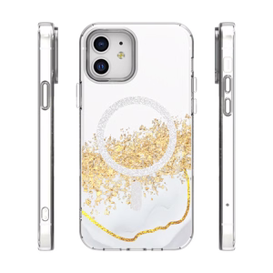 Epoxy Mag suojakuori iPhone 12 / 12 Pro 6,1" valkoinen
