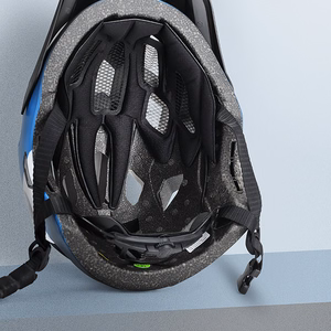Rockbros TS-61 10110061001 lasten pyöräilykypärä irrotettavalla leukasuojalla, koko S (48-52) - sininen