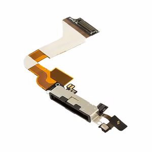 Flex iPhone 4S latausliittimen kaapeli musta ORG