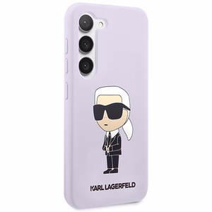Karl Lagerfeld KLHCS23MSNIKBCU S23+ S916 kovakuori violetti/violetti Silikoninen Ikonik
