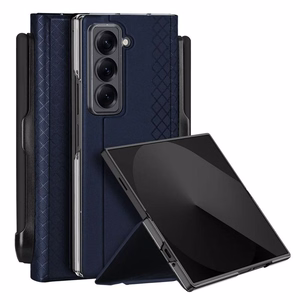 Dux Ducis BRIL suojakuori kynätelineellä Samsung Z Fold SE / W25 sininen