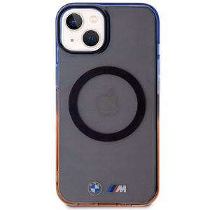 BMW BMHMP14SHTGE Suojakuori iPhone 14 6.1" harmaa/harmaa hardcase Gradient Bumper MagSafe