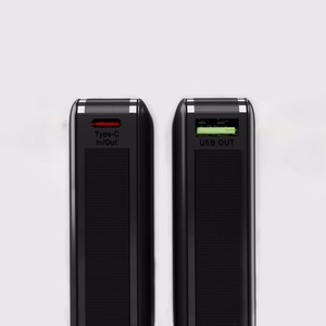 Powerbank SBS 20000mAh 65W PD AFC USB-C USB-A kannettavalle tietokoneelle, tabletille, älypuhelimelle - musta