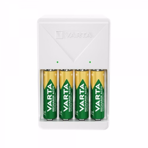 VARTA PLUG CHARGER 57657 + 4 x rechargeable battery R6 (AA) 2100mAh