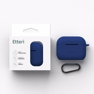 Etteri silikoninen suojakuori AirPods Pro 3 tummansininen
