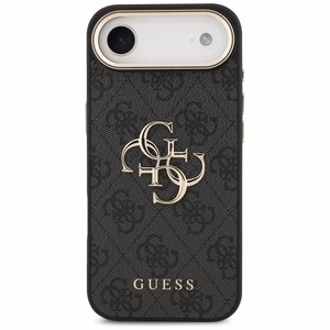 GUESS suojakuori iPhone 17 Air GUHCP17M4GMGCGR (PU-kuori isolla 4G Classic -logolla) kultainen musta