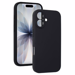 Silicone Lite suojakuori iPhone 17 musta