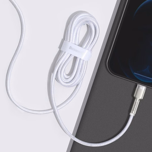 Baseus Cafule -kaapeli USB-C - Lightning, PD, 20W, 2m, valkoinen
