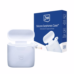 3mk Silicon AirPods suojakuori AirPods 2:lle - valkoinen