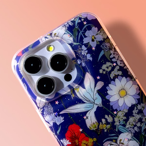 Glow Glam -suojakuori iPhone 16 6,1' sininen