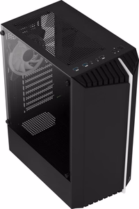 Aerocool Bionic musta Midi Tower tietokonekotelo