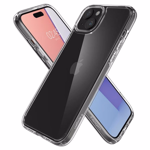 Spigen Crystal Hybrid Suojakuori iPhone 15 Plus:lle - kirkas