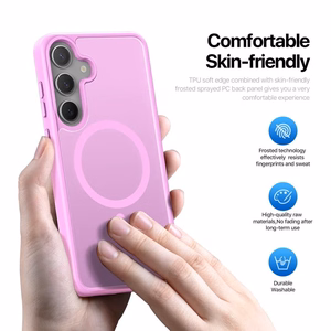Dux Ducis Yind Suojakuori Samsung S25 vaaleanpunainen