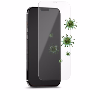 Puro Anti-Bacterial karkaistu näytönsuojalasi iPhone 12 Pro Max -laitteelle, antibakteerisella suojalla