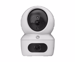 EZVIZ H7c Dual – sisäkäyttöinen kääntyvä Wi-Fi-kamera kahdella 4 MP objektiivilla, valkoinen (CS-H7c)