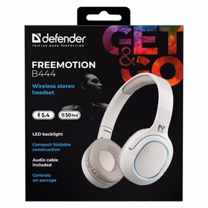 DEFENDER FREEMOTION B444 Bluetooth-kuulokkeet, beige