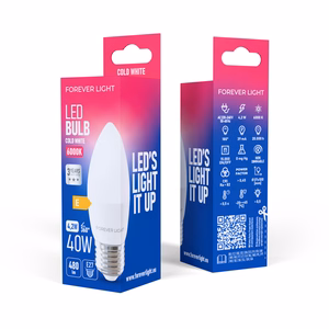 Forever Light LED-lamppu E27 C37 4,2W 480lm 6000K luokka E