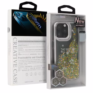 Snowflake Series Case for iPhone 15 Pro Black