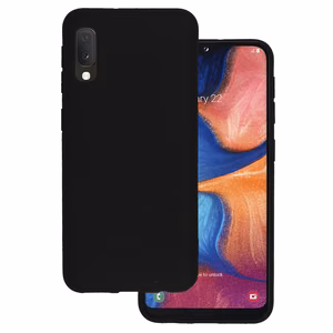 Back Case MATT Samsung Galaxy A20E:lle musta