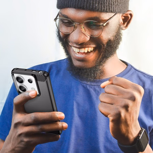 Carbon Suojakuori Xiaomi Redmi Note 13 5G:lle - musta